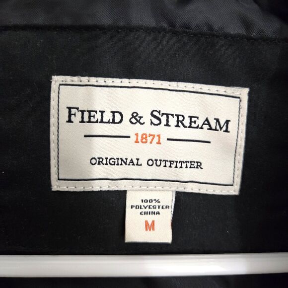 Field & Stream Original Outfitter Black Puffer Vest Sleeveless Jacket Mens Med - Picture 5 of 5